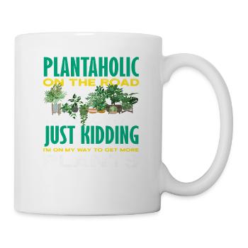 Plantaholic Plant Lover Gardener Gardening - Mug - white - Right