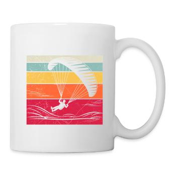 Paraglider GLEITSCHIRMFLIEGER LUSTIG - Mug - white - Right