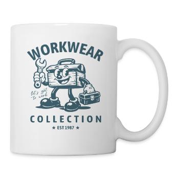 Werkzeugkasten Workwear Collection - Tasse - Weiß - Rechts