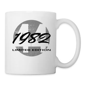 44th Birthday 1982 Gift for Men and Women - Mug - white - Right