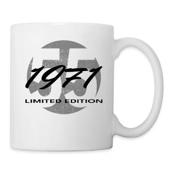 55th Birthday 1971 Gift for Men and Women - Mug - white - Right