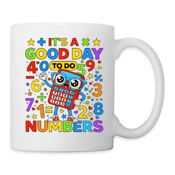 Calculateur de nombres vibrants - Mug blanc - blanc - Droite