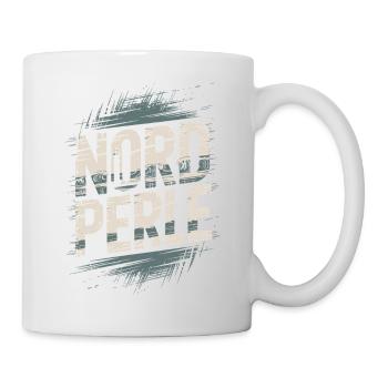 Nordperle Hamburg Nordsee Ostsee Norddeutsch Deern - Tasse - Weiß - Rechts