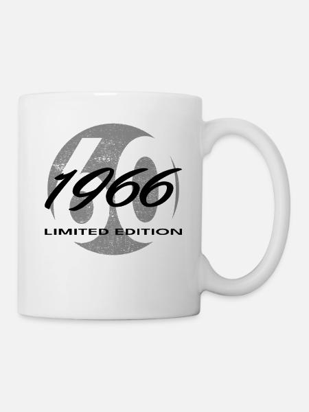 60. Geburtstag 1966 Geschenk für Männer und Frauen - Tasse - Weiß