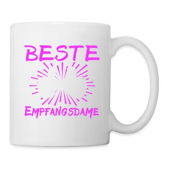 Receptionist Saying - Mug - white - Right