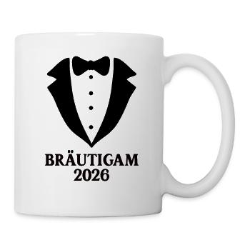 Fiançailles du marié 2026 - Mug blanc - blanc - Droite