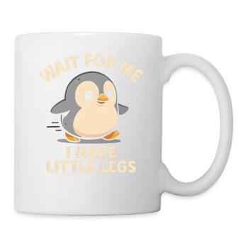 Pinguin Spruch Humor Meme Lustig Geschenkidee - Tasse - Weiß - Rechts