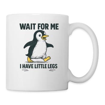 Pinguin Spruch Humor Meme Lustig Geschenkidee - Tasse - Weiß - Rechts