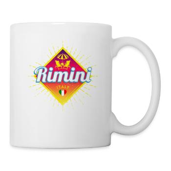 Rimini Emilia-Romagna Italy Vintage Souvenir - Mug - white - Right