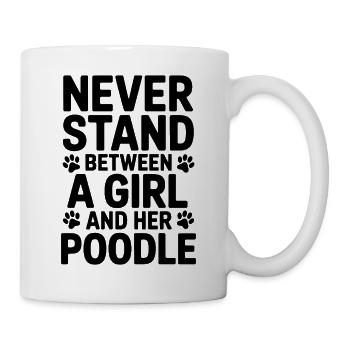 Paroles de caniche Caniche Cadeau drôle de caniche - Mug blanc - blanc - Droite