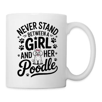 Paroles de caniche Caniche Cadeau drôle de caniche - Mug blanc - blanc - Droite