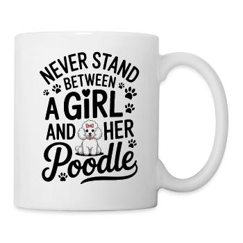 Paroles de caniche Caniche Cadeau drôle de caniche - Mug blanc - blanc - Droite