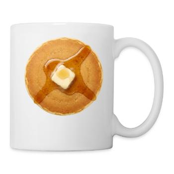 Costume de crêpes Petit-déjeuner Halloween Simple P - Mug blanc - blanc - Droite