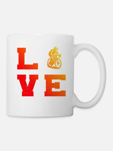 Direkte Roadbike Aussage - Tasse - Weiß