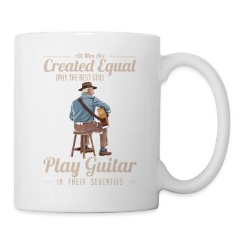Diction du guitariste – Seuls les meilleurs jouent de la guitare - Mug blanc - blanc - Droite