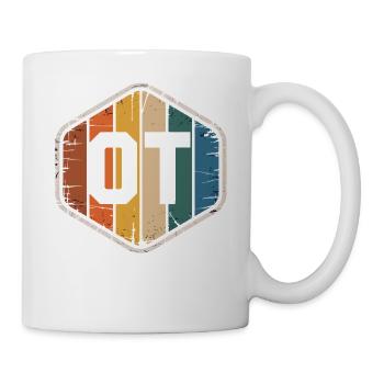 Retro OTI Shield Color Variety - Mug - white - Right