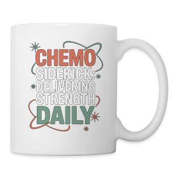 Infirmière en oncologie, acolyte en chimiothérapie, travailleuse de santé - Mug blanc - blanc - Droite