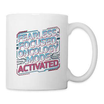 Infirmière praticienne en oncologie Intrépide et Focalisée - Mug blanc - blanc - Droite
