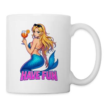 Meerjungfrau Have Fun | Sommer Vibes - Tasse - Weiß - Rechts