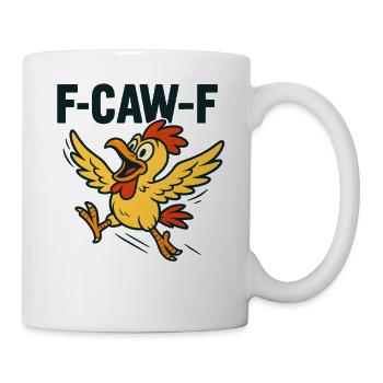 F-CAW-F | Funny duck in stress - Mug - white - Right