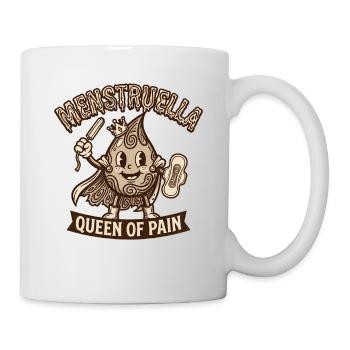 Menstruella Queen of Pain – Vintage 30s Cartoon - Mug - white - Right