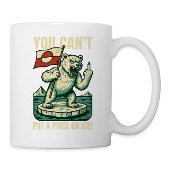 On ne peut pas mettre de prix sur la chemise du drapeau du Groenland - Mug blanc - blanc - Droite