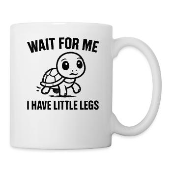 Turtle Saying Humor Meme Funny Gift Idea - Mug - white - Right