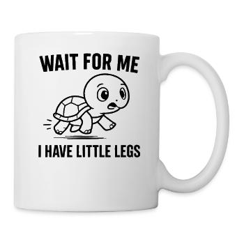 Turtle Saying Humor Meme Funny Gift Idea - Mug - white - Right