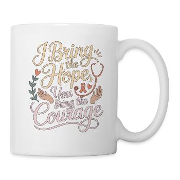 Oncology Nurse I Bring The Hope Nurse Practitioner - Mug - white - Right