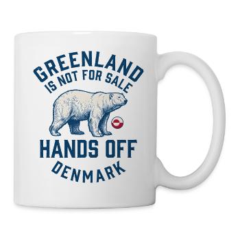 Le Groenland n’est pas à vendre Design des ours polaires - Mug blanc - blanc - Droite