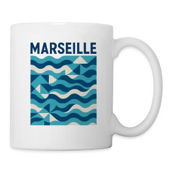 Marseille 13 Cité phocéenne - Mug blanc - blanc - Droite