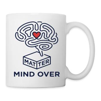 Mind Over Matter – Heart and Mind Illustration - Mug - white - Right