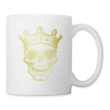 Couronne du Roi Crâne - Mug blanc - blanc - Droite