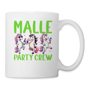 Malle Party Crew - Mug blanc - blanc - Droite