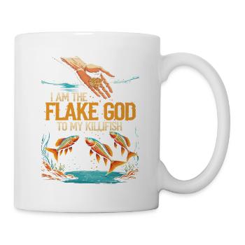 Toothcarp Killfish I Am The Flake God - Mug - white - Right