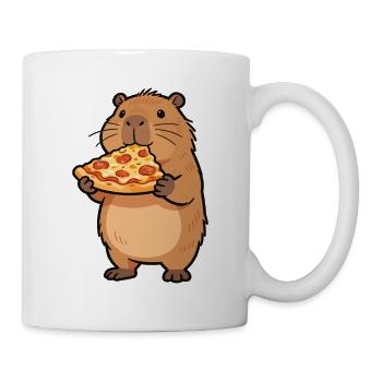 Pizza Hamster Motif - Mug blanc - blanc - Droite