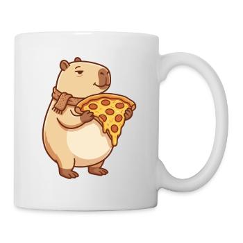 Pizza Capybara with melty cheese - Mug - white - Right