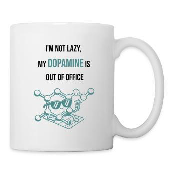 Dopamine Neon Fusion - I'm Not Lazy My Dopamine - Mug - white - Right