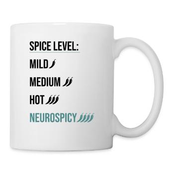 Spice Level Neurospicy - Neurodivergent Humor - Mug - white - Right