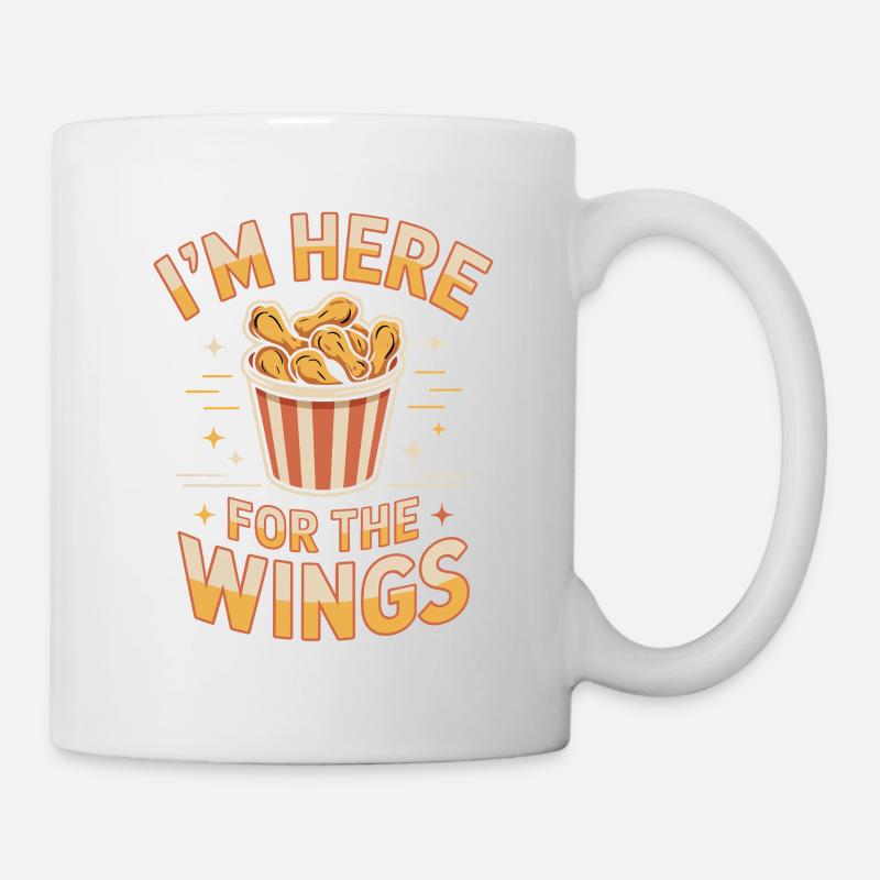 Chicken Wings Party Matchday Design - Mug - white