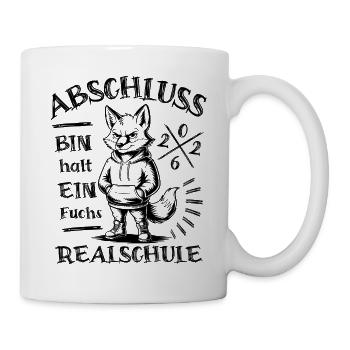Graduation 2026 Realschule - I'm just a fox - Mug - white - Right