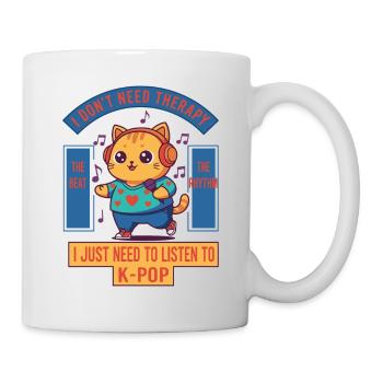 I Dont Need Therapy I Just Need To Listen To K-Pop - Mug - white - Right