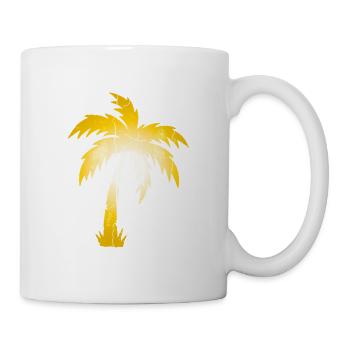 Palm Tree Symbol Vintage - Mug - white - Right