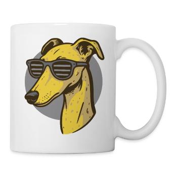 Lévrier, Galgo - Mug blanc - blanc - Droite
