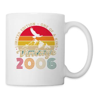 2006 Vintage Rétro Cadeau d’anniversaire - Mug blanc - blanc - Droite