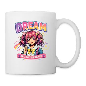 Dream - Suit Your Heart Anime Girl Design - Mug blanc - blanc - Droite