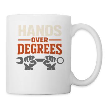 workers who are trained as welders and - Mug - white - Right