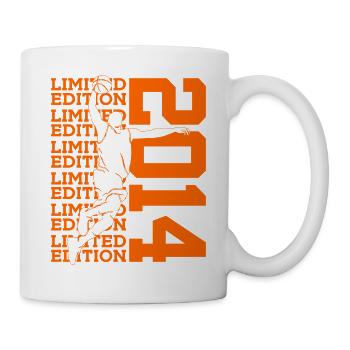 ÉDITION LIMITÉE 2014 BASKETBALL 12E ANNIVERSAIRE - Mug blanc - blanc - Droite