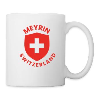 Meyrin Schweiz Shield - Mug - white - Right