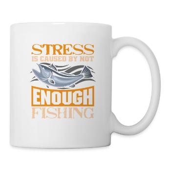 Fisherman Sport Fisherman Fishing Angler Saying - Mug - white - Right